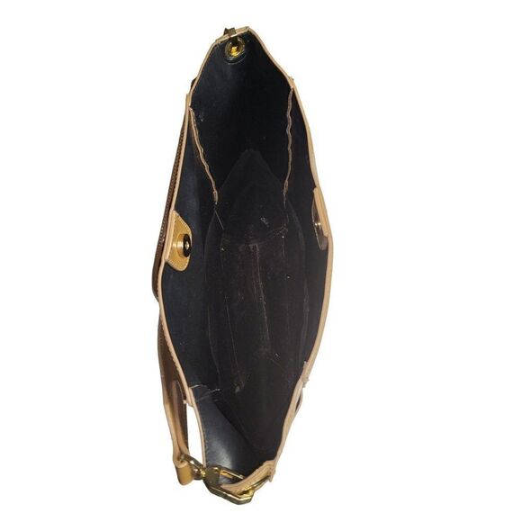 K.Eyre Brown Faux Leather‎ Shoulder Bag M - Picture 6 of 6